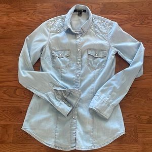 Not your average pearl snap shirt